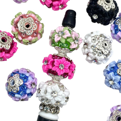 April Showers Flower Beads